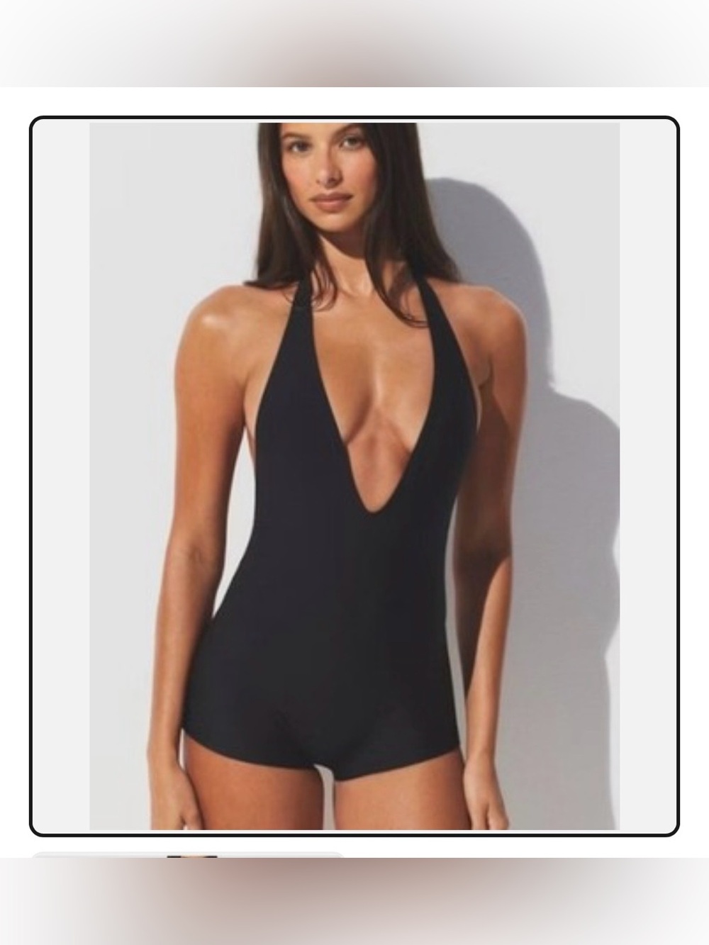 SKIMS Signature Swim Plunge Shortie -NWT and SOLD OUT EVERYWHERE!